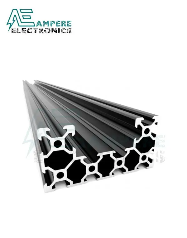 C-Beam Aluminum Linear Rail Extrusion مستورد (1M – Black Anodized)