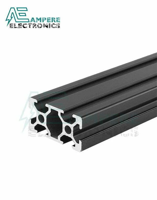 2040 V-Slot Aluminum Profile Extrusionمستورد (1M – Black Anodized)